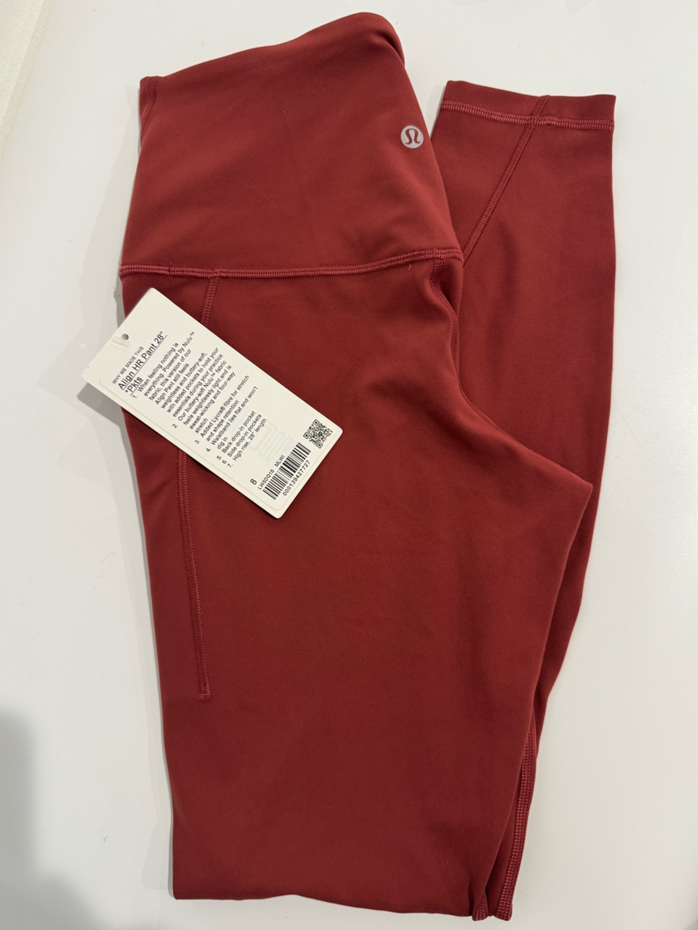 lululemon Align™  HR Pant with Pockets 28” new with tags size 8